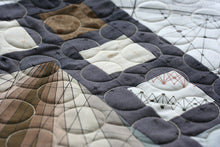 Load image into Gallery viewer, Donut Connection Pantograph Quilting Example