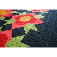 Load image into Gallery viewer, Leaflet Pantograph Quilting Example